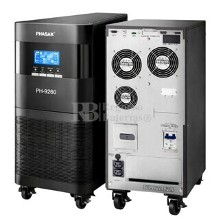 SAI 6000VA Online Profesional Phasak Gate Pro PH 9260 | M�xima Seguridad Energ�tica